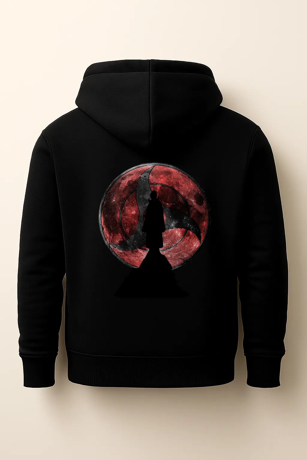 Printed Black Hoodie – Itachi Edition II